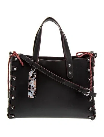 Pre-owned Coachtopia Leather Top Handle Bag In Black