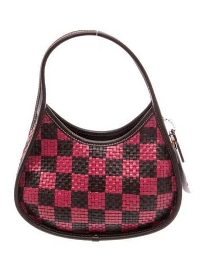 Pre-owned Coachtopia Leather Top Handle Bag In Burgundy