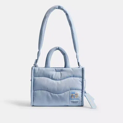 Coach Topia Loop Mini-tote Aus Recyceltem Polyester In Blue
