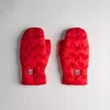 Coach Topia Loop Mittens In Rosebud Red