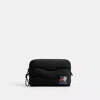Coach Topia Loop Pouch In Recycled Polyester In Black
