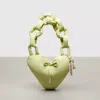 Coach Topia Loop Bauschige Herz-tasche In Green