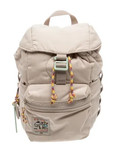 Pre-owned Coachtopia Nylon Mini In Neutrals