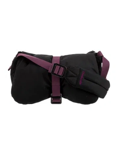 Pre-owned Coachtopia Nylon Shoulder Bag In Black