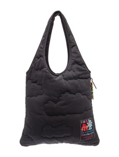 Pre-owned Coachtopia Nylon Tote In Black