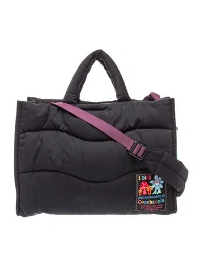 Pre-owned Coachtopia Nylon Tote In Black