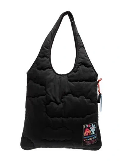 Pre-owned Coachtopia Nylon Tote In Black