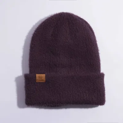 Coal Headwear Women's Pearl Beanie In Black Cherry In Purple