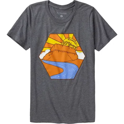 Coalatree 10 Year T-shirt Decade Of Comfort And Advanture In Gray