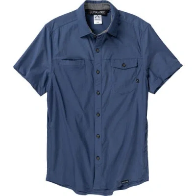 Coalatree Switchback Short-sleeve Shirt In Blue