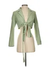 Coalition Blazer Jacket In Green