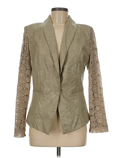Pre-owned Coalition La Blazer Jacket In Tan