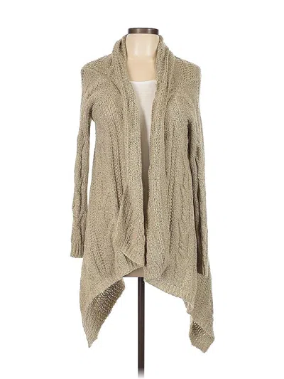 Pre-owned Coalition La Cardigan Sweater In Brown