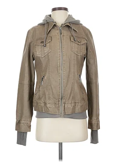 Pre-owned Coalition La Jacket In Tan
