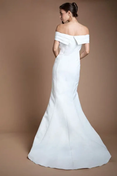 Coast Bandeau Fishtail Bridal Dress In White