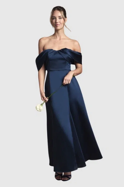 Coast Bandeau Maxi Dress In Blue