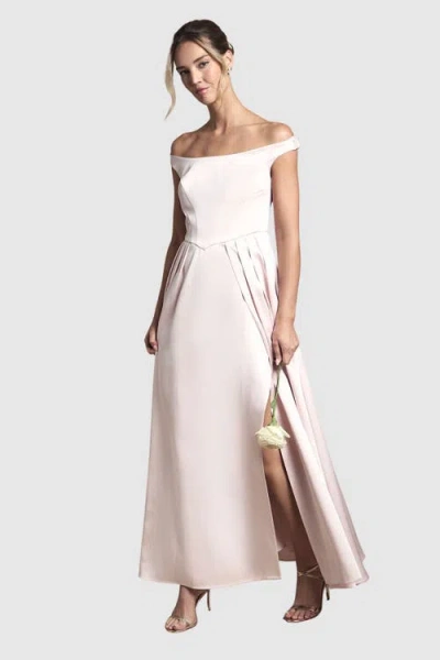 Coast Bandeau Off-shoulder Maxi Dress In White