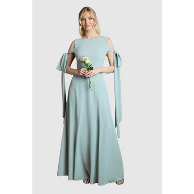Coast Bow Sleeve Maxi Dress In Green