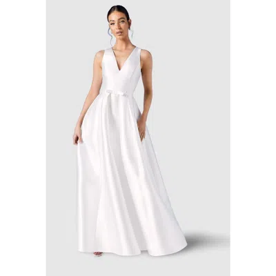 Coast Bow Waist Maxi Wedding In White