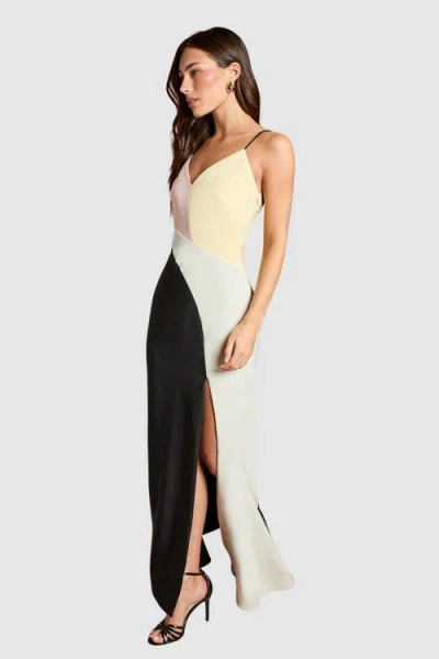 Coast Colour Block Maxi Dress In Multi