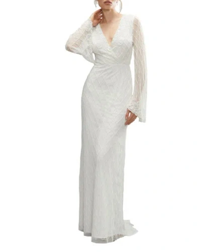 Coast Embellished Bridal Maxi Dress In White