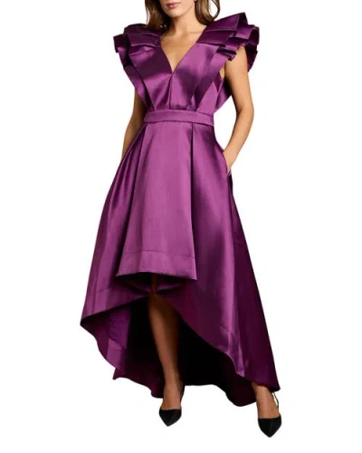 Coast Frill Sleeve V-neck Midi Dress In Multi