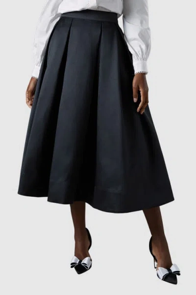 Coast High-waist Full Volume A-line Skirt In Black