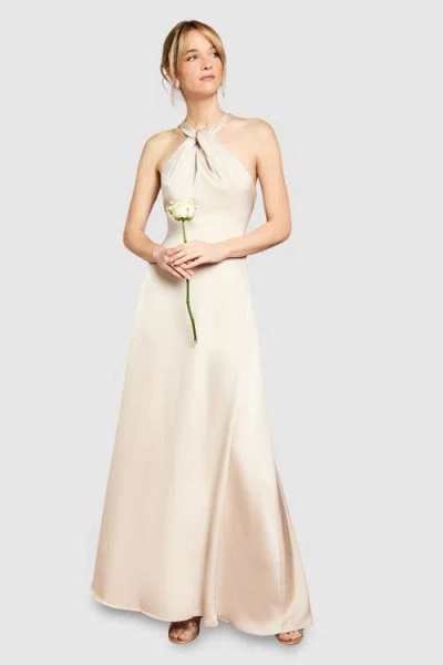 Coast Honoured Twist Halterneck Maxi Dress In Pink