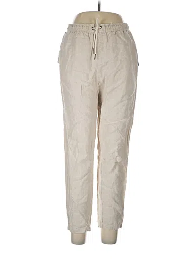 Pre-owned Coast Linen Pants In Tan