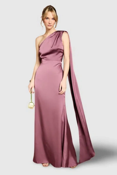 Coast One Shoulder Maxi Dress In Pink