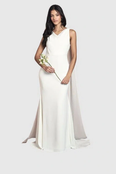 Coast Petite Chiffon Maxi Dress In White