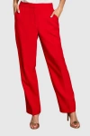 Coast Pleat Front Formal Trouser In Red