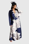 Coast Plus Print Wrap Maxi Dress In Multi