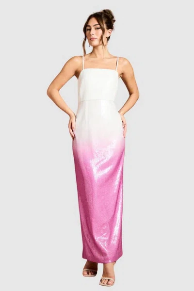 Coast Sequin Square Neck Maxi Dress In Multi