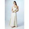 Coast Sleeveless Cowl Neck Bridesmaid Dress In Neutral