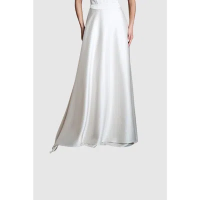 Coast Wrap Bridal Overskirt In Silver