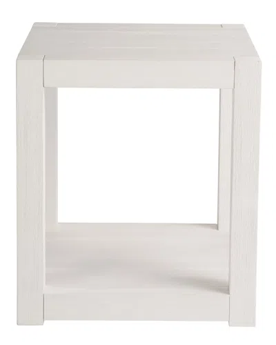 Coastal Living Weekender Hermosa Square End Table In White