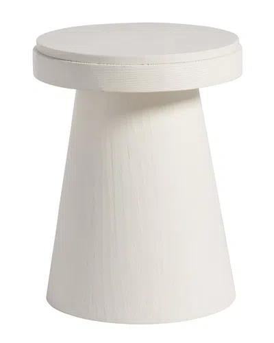 Coastal Living Weekender Madeira Accent Table In White