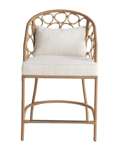 Coastal Living Weekender Pebble Counter Chair In Brown