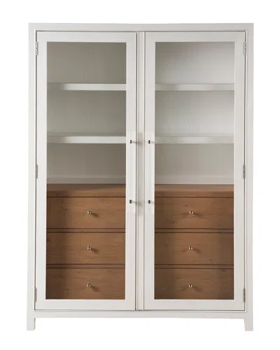 Coastal Living Weekender Seaside Display Cabinet In White