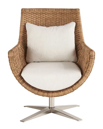 Coastal Living Weekender Sullivans Arm Chair In Brown