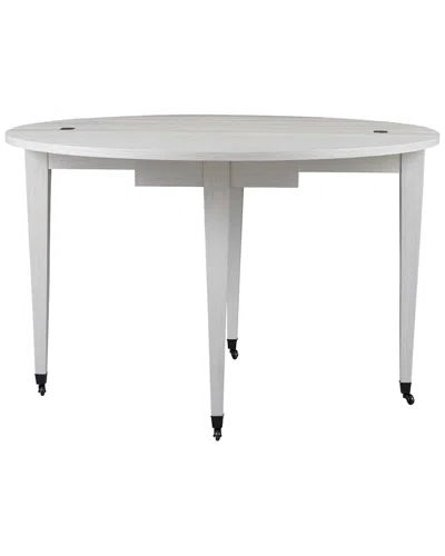 Coastal Living Weekender Watercolor Dining Table In White