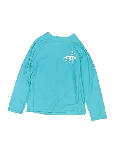 Pre-owned Coastalista Kids' Long Sleeve T-shirt In Blue