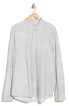 Coastaoro Cambros Knit Button-up Shirt In White