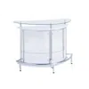Coaster Amarillo 2-tier Bar Unit White And Chrome