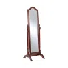 Coaster Cabot Rectangular Cheval Mirror With Arched Top Merlot