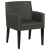 Coaster Catherine Upholstered Dining Arm Chair Charcoal Grey And Black (set Of 2)