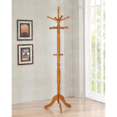 Coaster Co. Of America Achelle Coat Rack With 11 Hooks Golden Brown