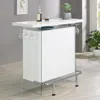 Coaster Co. Of America Acosta Rectangular Bar Unit With Footrest And Glass Side Panels