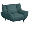 Coaster Co. Of America Acton Upholstered Flared Arm Accent Chair Teal Blue